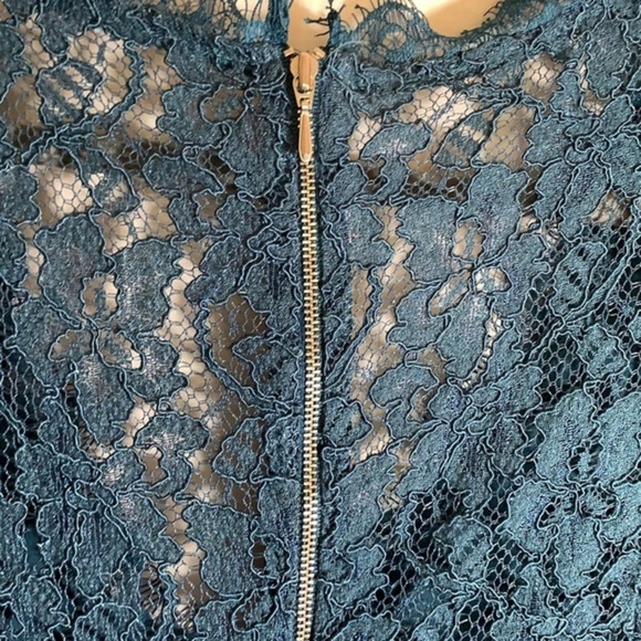 Babaton Blue Floral Lace Dress - Picture 8 of 9